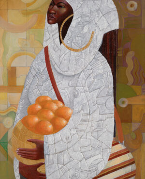 Lady with oranges lll