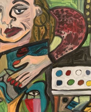 Self Portrait W Collage